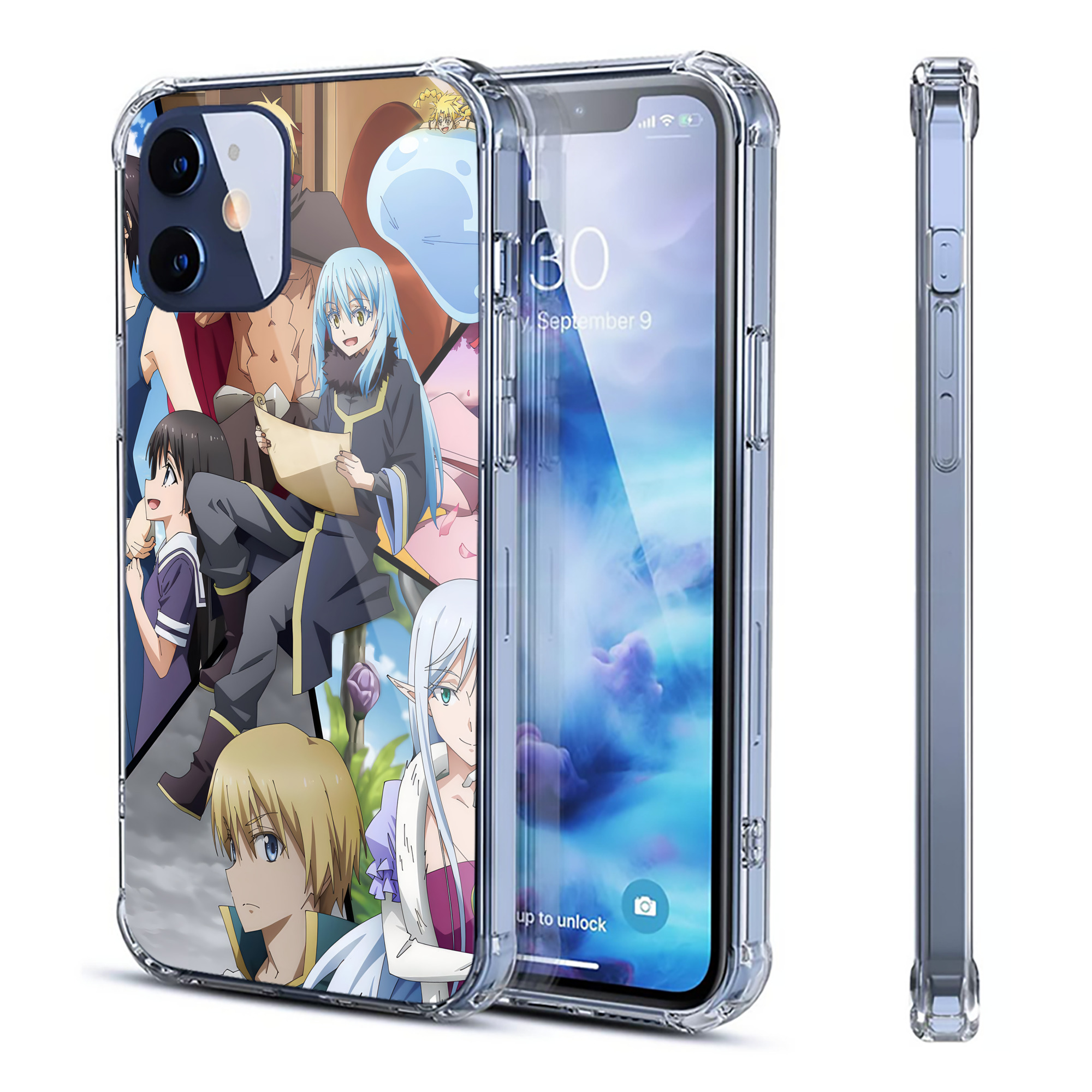（画像用） 転スラ Regarding Reincarnated to Slime 【iPhone 12シリーズ対応】透明スマホケース（クリアソフトケース）